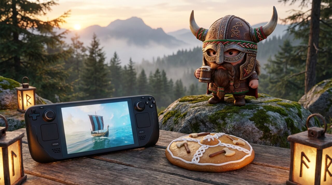 célébrez les 5 ans de valheim en accès anticipé avec un nouveau chapeau, des performances optimisées sur steam deck et une surprise gourmande : un pain d'épices givré.
