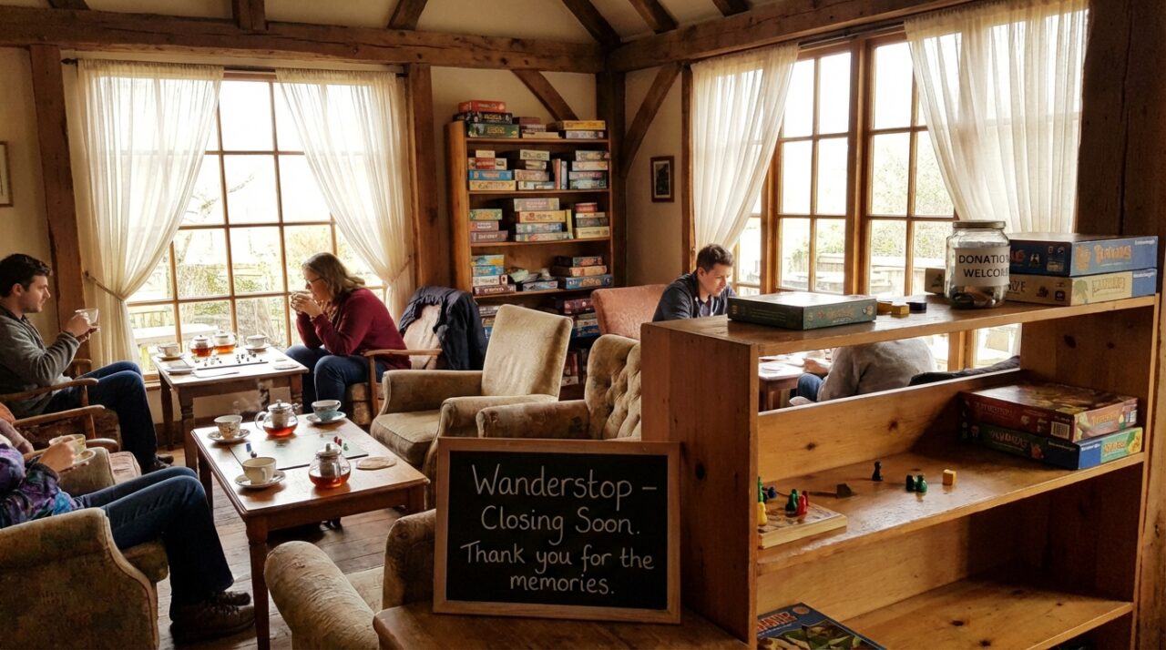 découvrez la fermeture émouvante de wanderstop, un salon de thé chaleureux confronté aux défis financiers liés au financement des jeux, marquant la fin d'une belle aventure conviviale.