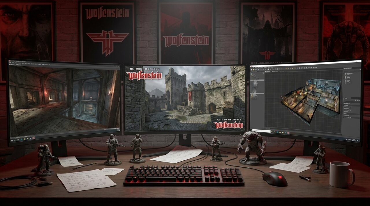 à l'occasion du 25e anniversaire de return to castle wolfenstein, des moddeurs talentueux ont réussi à transférer les niveaux exclusifs aux consoles vers la version pc, offrant ainsi une expérience complète aux fans du jeu.