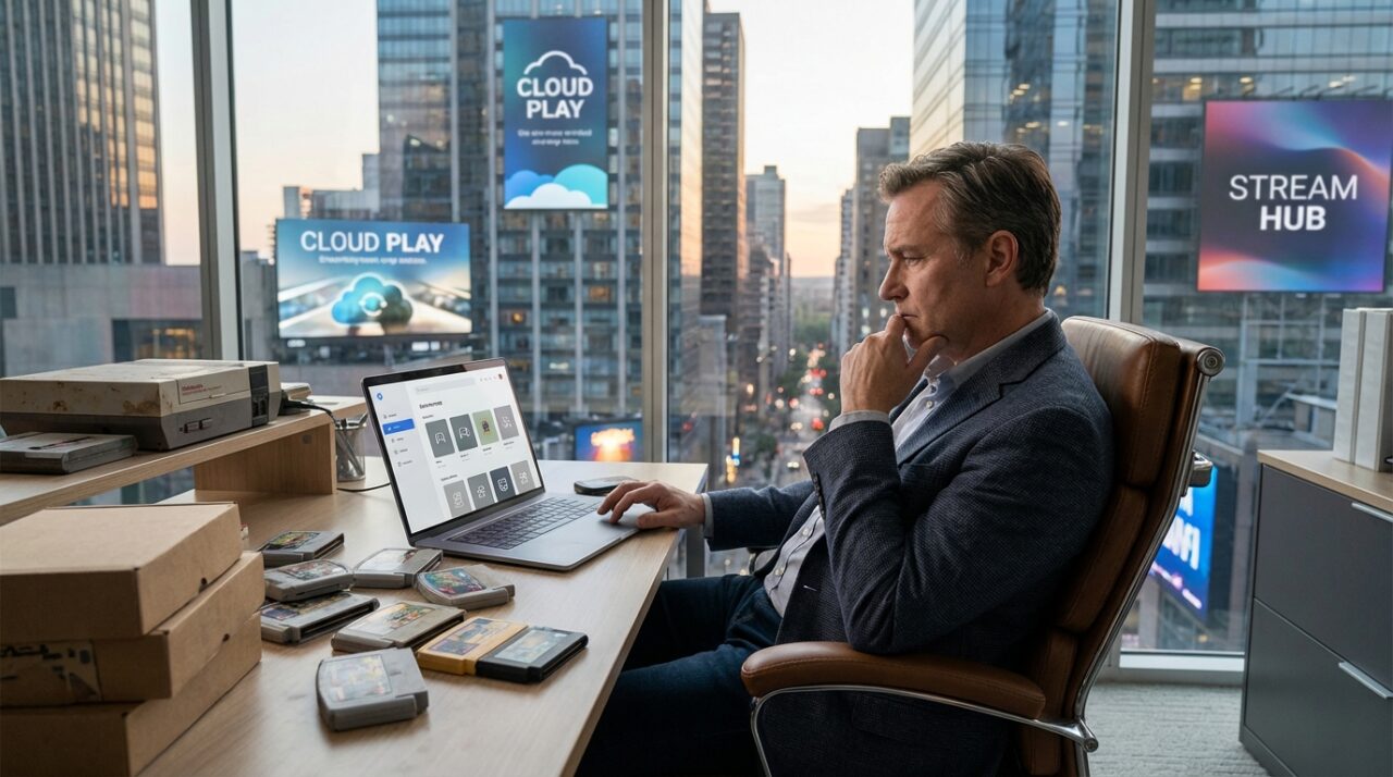 découvrez l'histoire d'un ancien cadre de gamestop qui a tenté de concurrencer steam en lançant une nouvelle plateforme, face à une industrie du jeu vidéo en pleine transformation digitale.