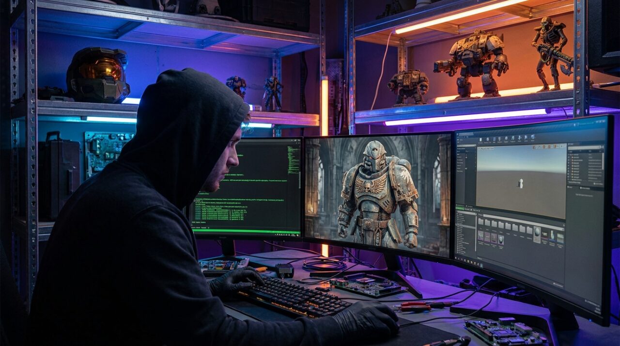 découvrez comment un moddeur passionné a intégré un elite jouable de halo dans warhammer 40k : space marine 2, fusionnant deux univers emblématiques pour une expérience de jeu unique.