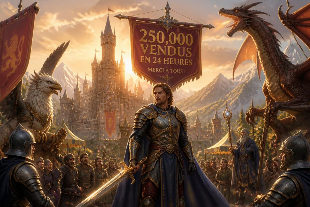 heroes of might and magic : olden era atteint un succès remarquable en dépassant les 250 000 ventes et en couvrant ses coûts de développement en seulement 24 heures, marquant un tournant pour la franchise.