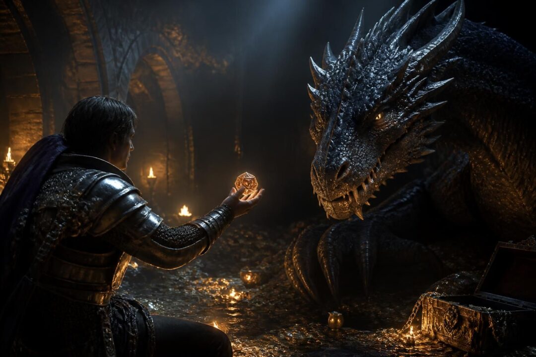 le dungeon crawler où vous lancez réellement les dés pour séduire un dragon est reporté à l'année prochaine. patience pour cette aventure unique mêlant stratégie et charme fantastique !