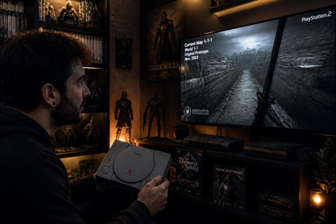 découvrez les premières images inédites du prototype de demon's souls, dévoilées par un passionné de fromsoftware, mettant en avant une caméra à la première personne pour une expérience unique.